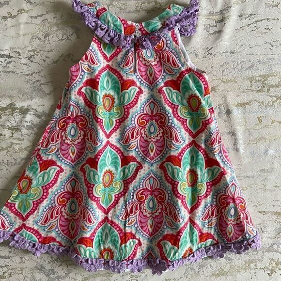 Counting Daises  Groovy 60s retro print dress - Picture 9 of 9